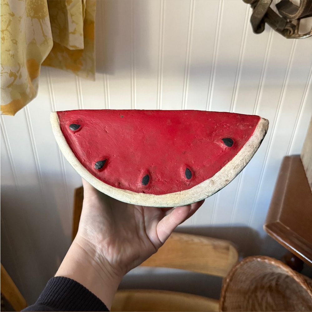 Watermelon Slice ceramic Decor